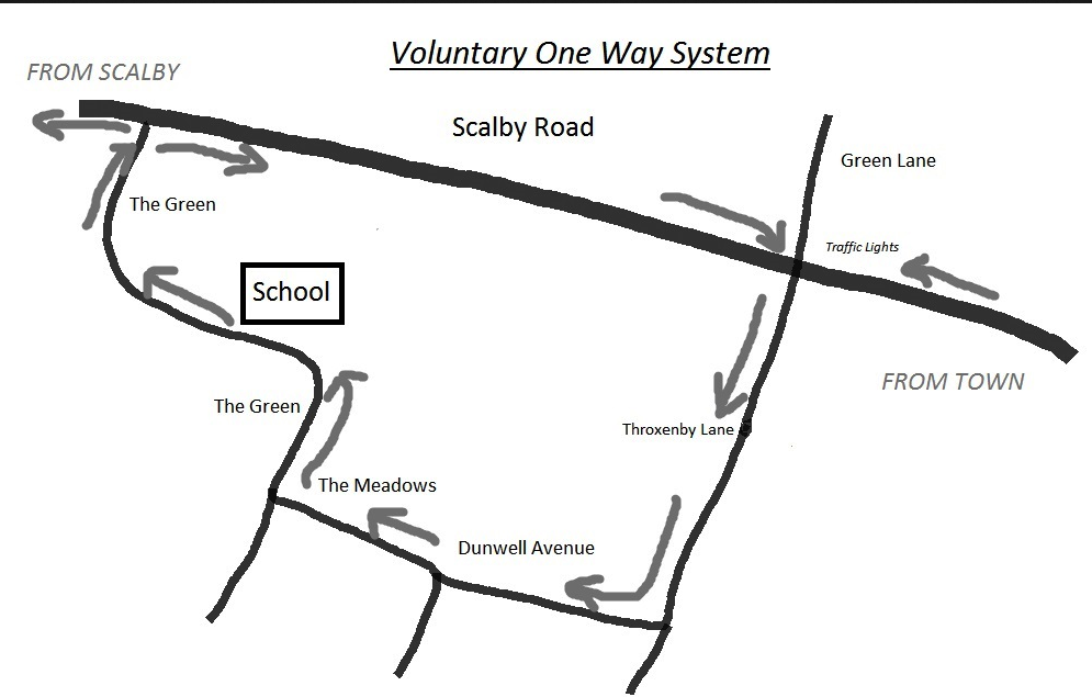 Voluntary One way system for cars
